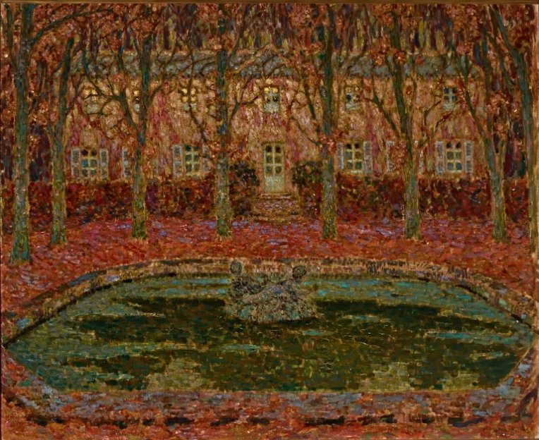 Le jardin de la maison Gerberoy - Henri Le Sidaner