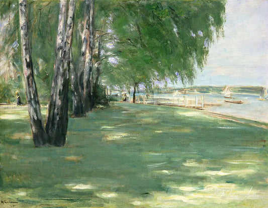 Le jardin de l'artiste à wannsee - Max Liebermann - Reproductions de tableaux et peintures haut de gamme