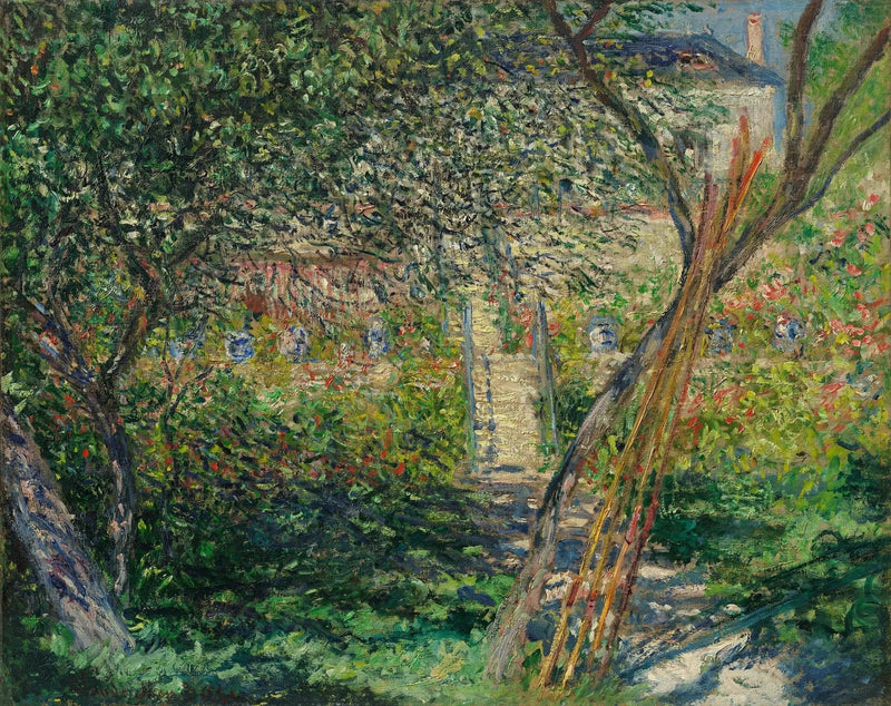 Le jardin de Vétheuil - Claude Monet