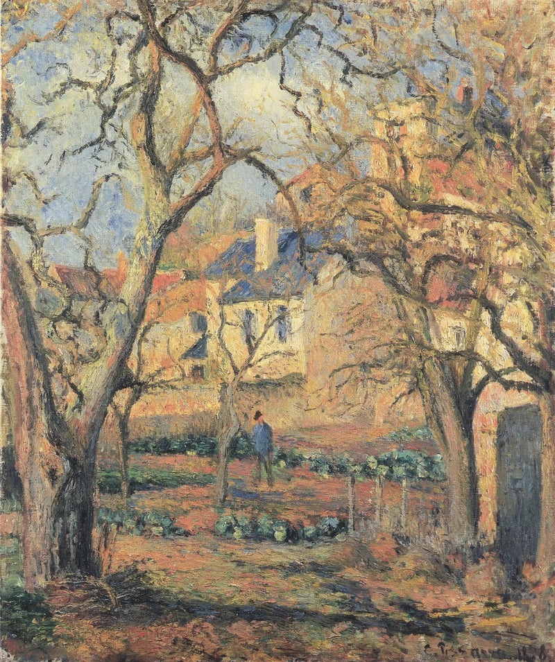 Le Jardin potager à L´Hermitage - Camille Pissarro