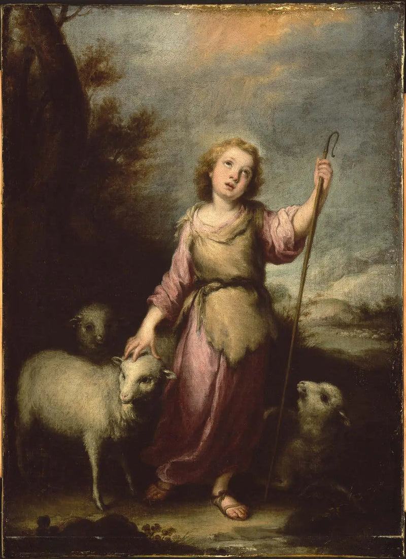 Le jeune Christ en bon berger - Bartolomé Esteban Murillo