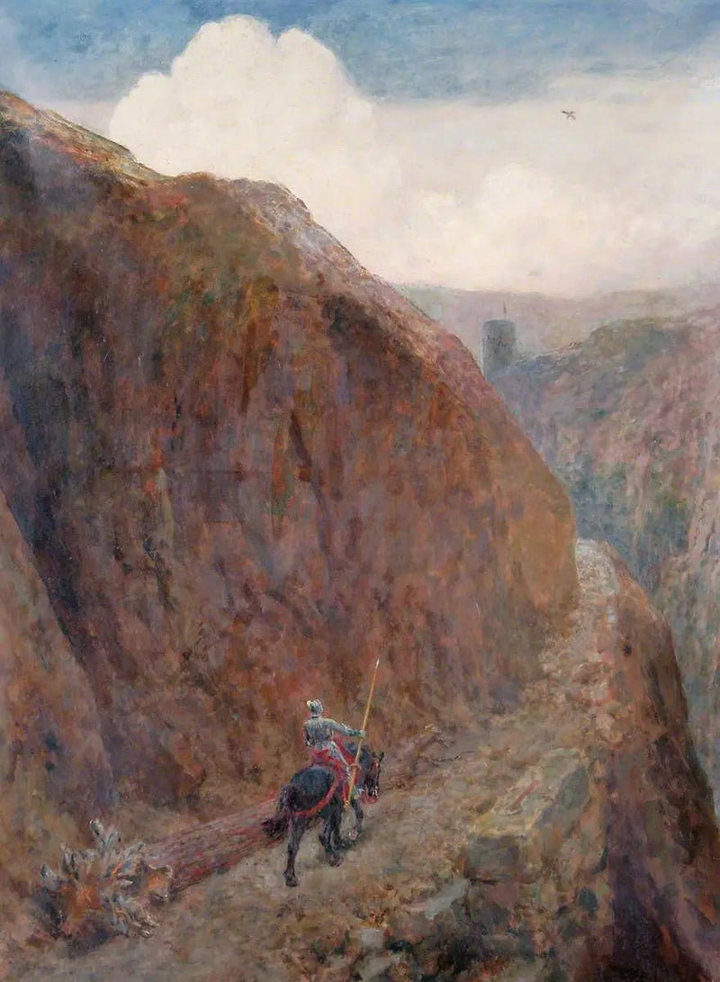 Le jeune Roland est venu à la Tour Sombre - Briton Rivière