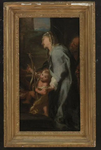 Le jeune saint Jean-Baptiste avec Élisabeth et Zacharie - Federico Barroci