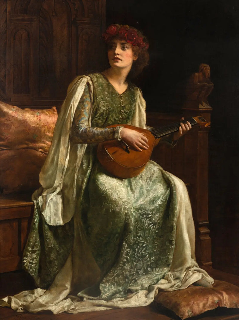 Le joueur de luth - John Collier