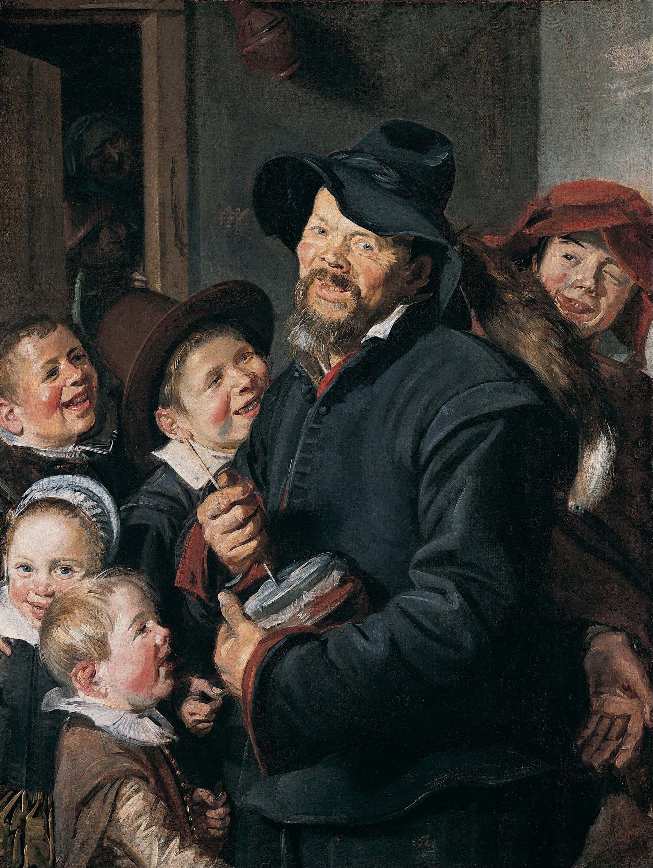 Le Joueur de Rommelpot - Frans Hals