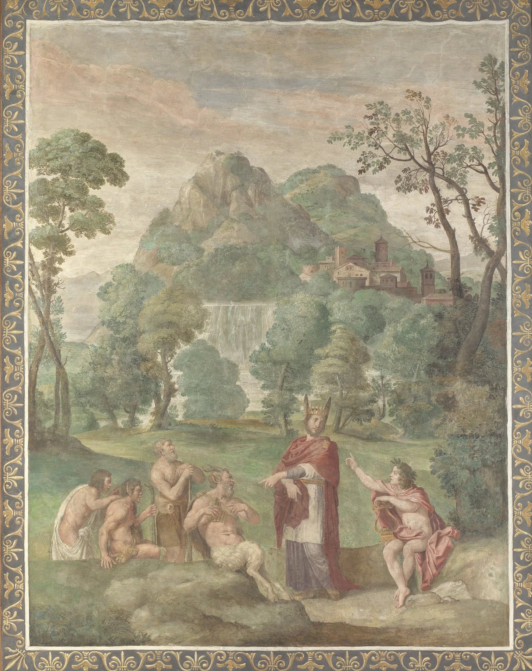 Le jugement de Midas - Domenichino image 1 reproduction d’œuvre d’art à l’huile