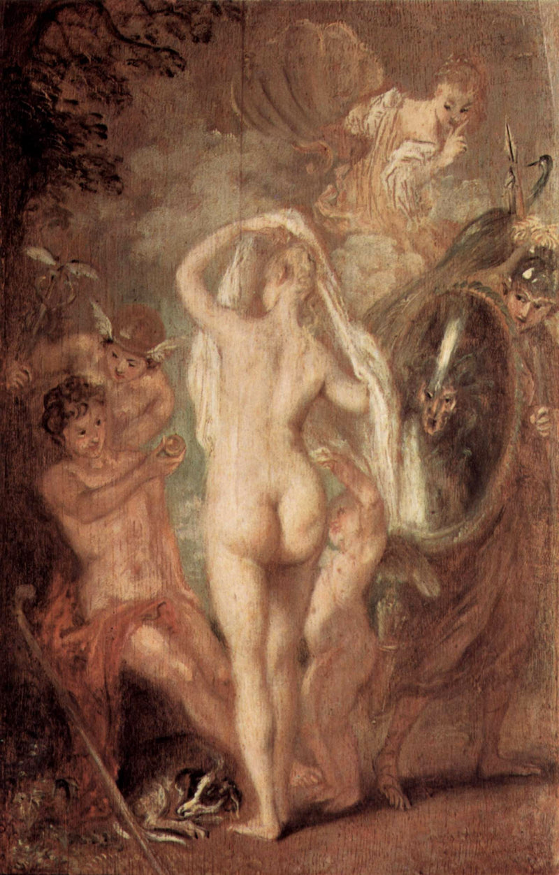 Le jugement de Paris - Antoine Watteau
