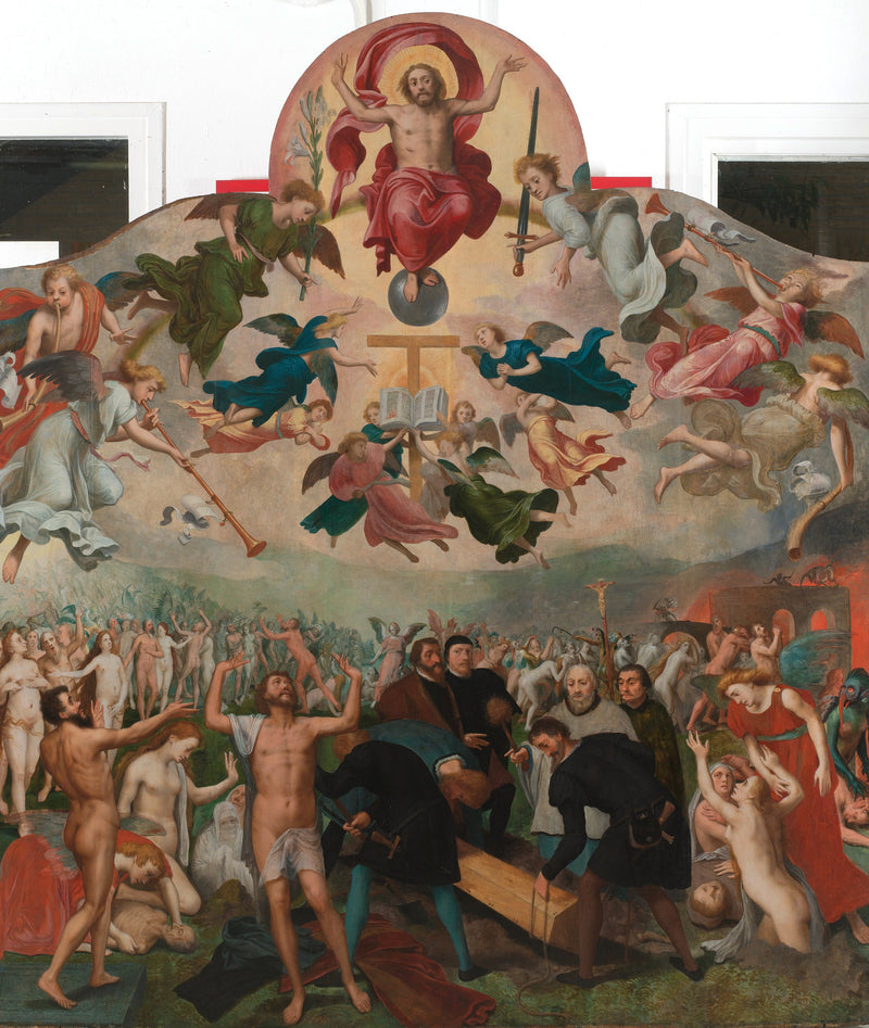 Le Jugement dernier et l'enterrement des morts - Bernard van Orley