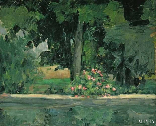 Le lac du Jas de Bouffan - Paul Cézanne - Reproductions de tableaux et peintures haut de gamme