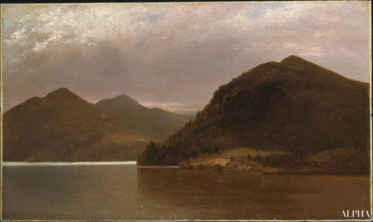 Le lac George, 1870 par John Frederick Kensett - Reproductions de tableaux et peintures haut de gamme