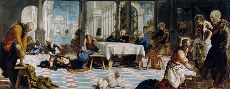 Le Lavement des pieds - Jacopo Tintoretto