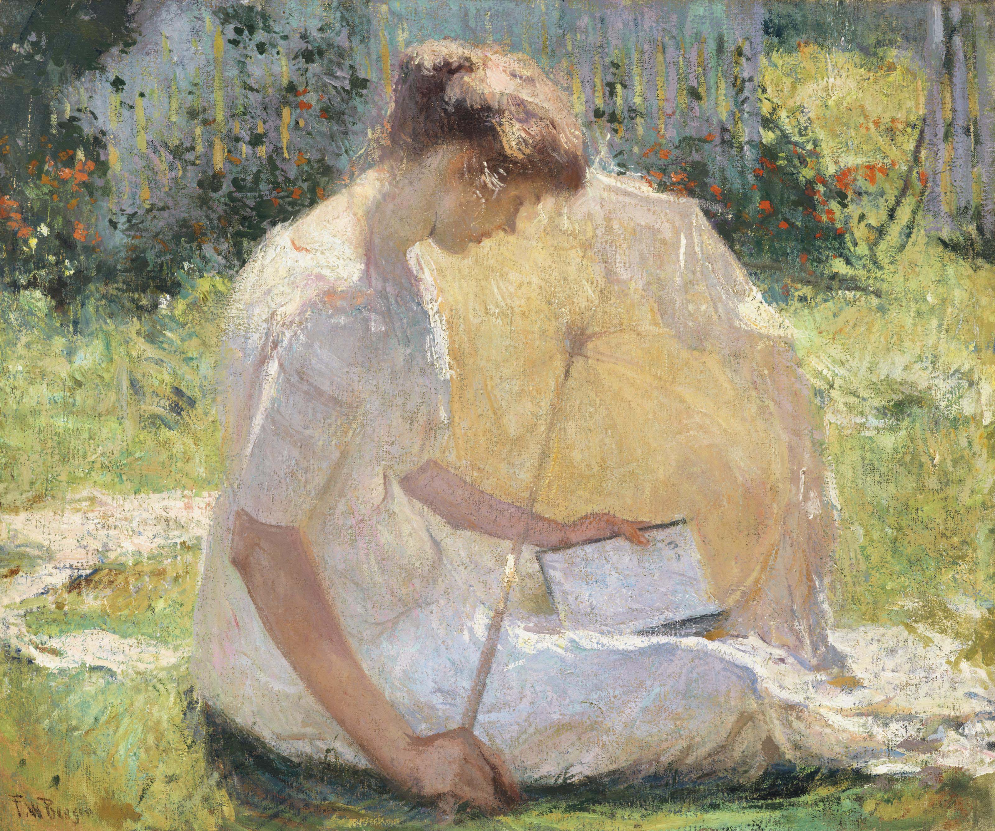 Le lecteur - Frank Weston Benson