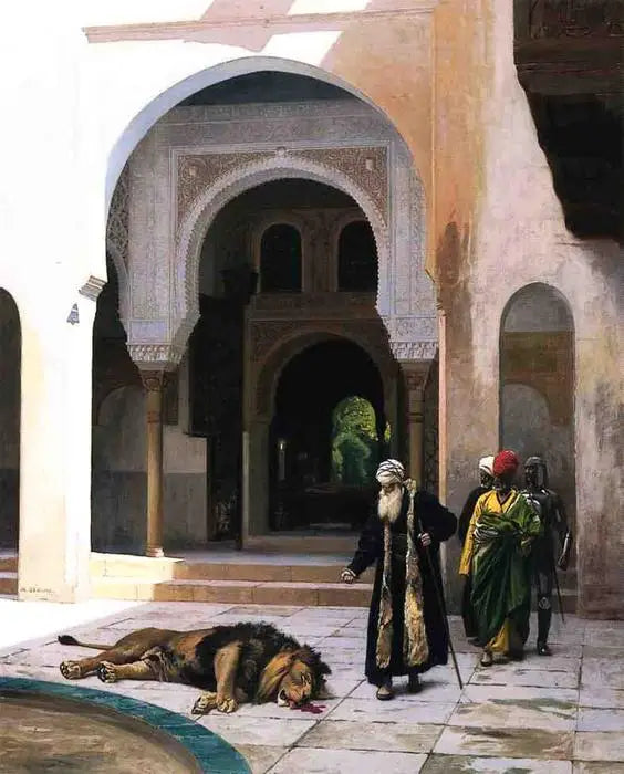 Le Lion maudit - Jean-Léon Gérôme