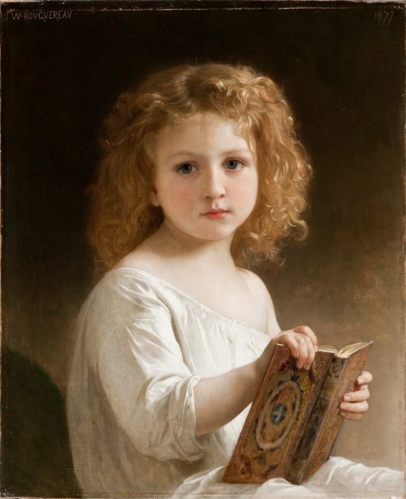 Le livre d'histoire - Bouguereau