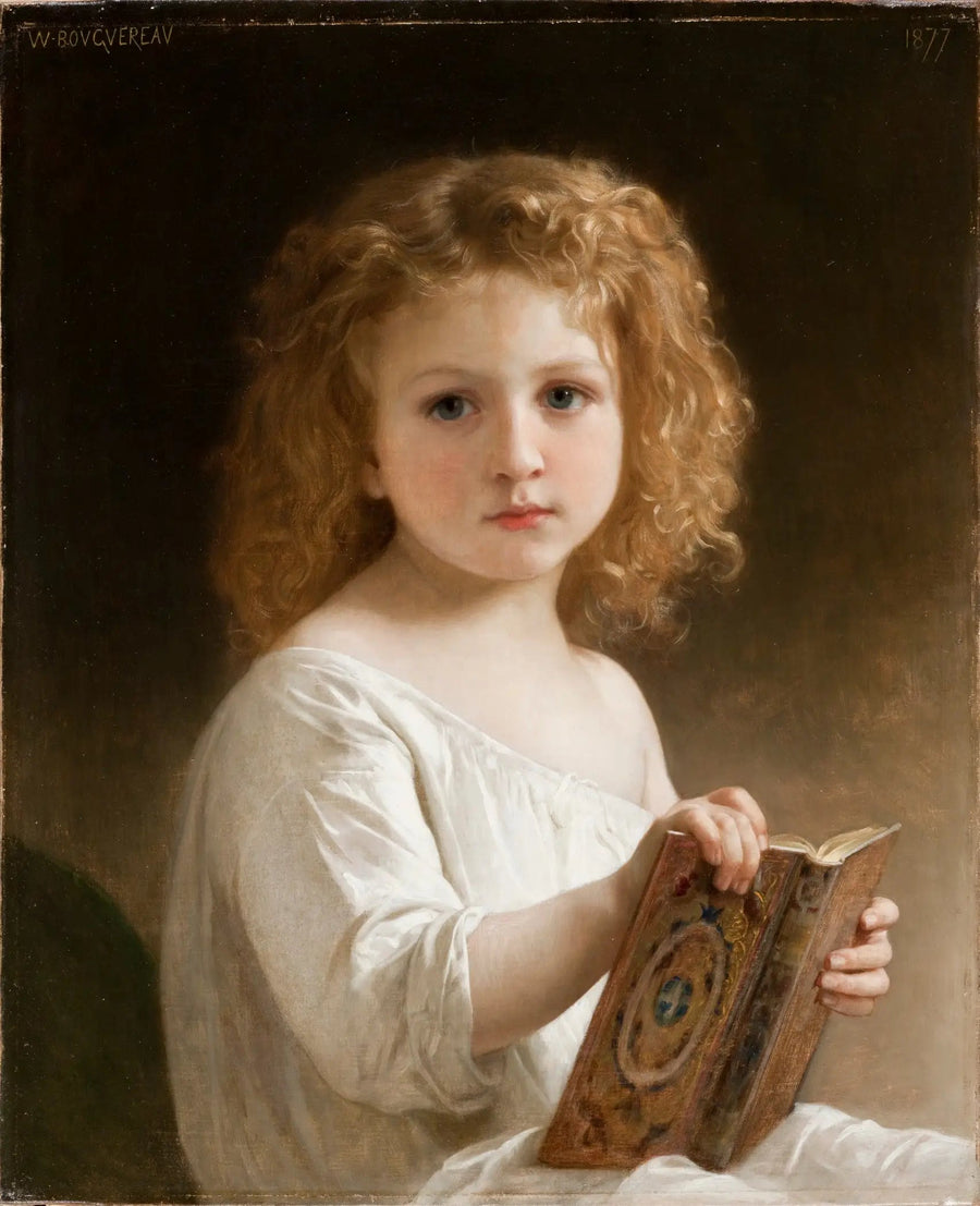 Le livre d'histoire - Bouguereau