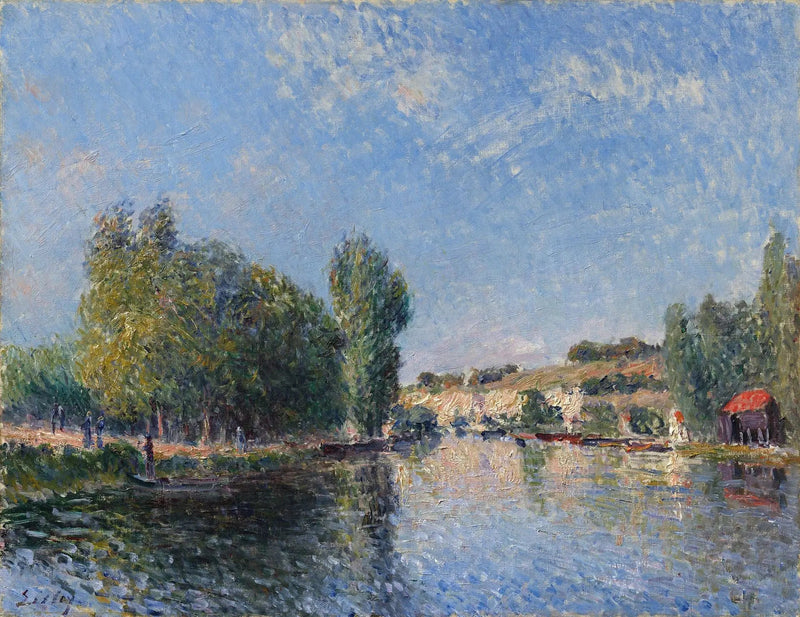 Le Loing à Moret - Alfred Sisley