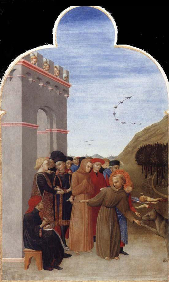 Le loup de Gubbio - Stefano di Giovanni (Sassetta)