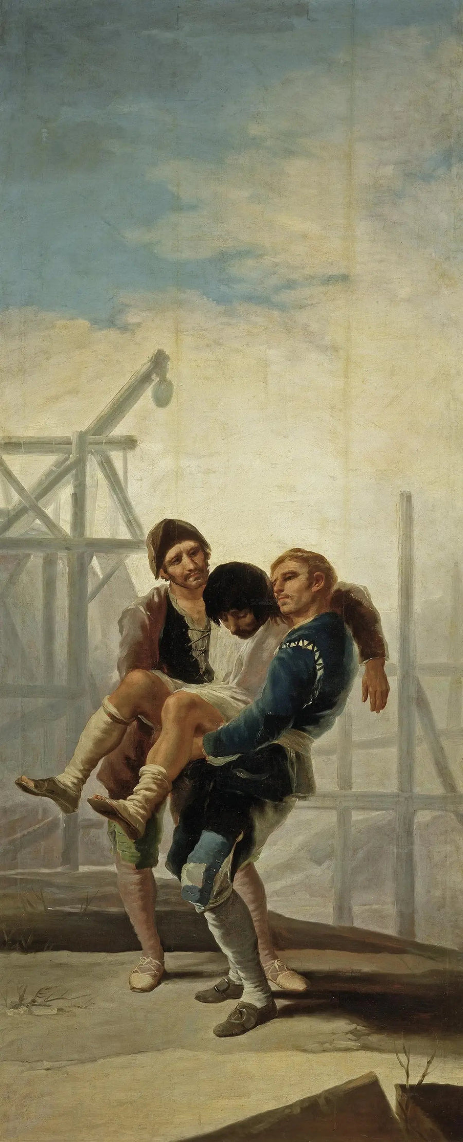 Le Maçon blessé - Francisco de Goya