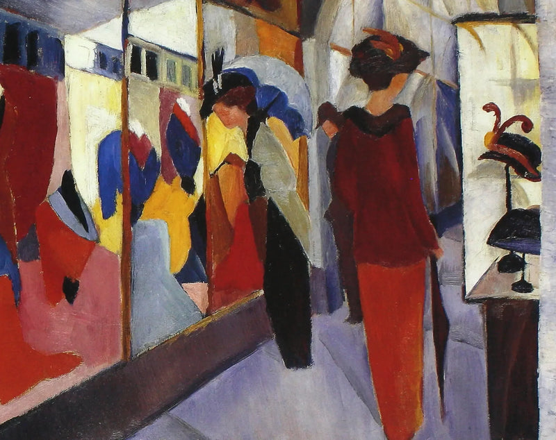 Le magasin de mode - August Macke