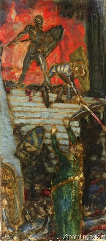 Le Malheur des Nibelungen - Franz von Stuck