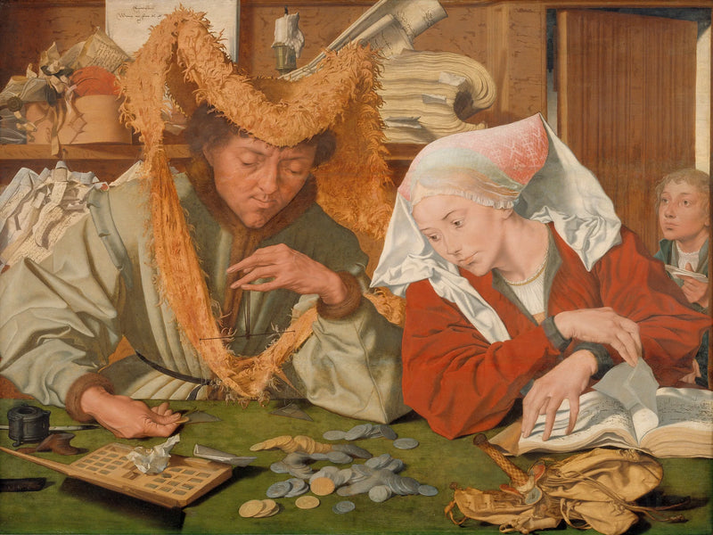 Le marchand et sa femme - Marinus van Reymerswale
