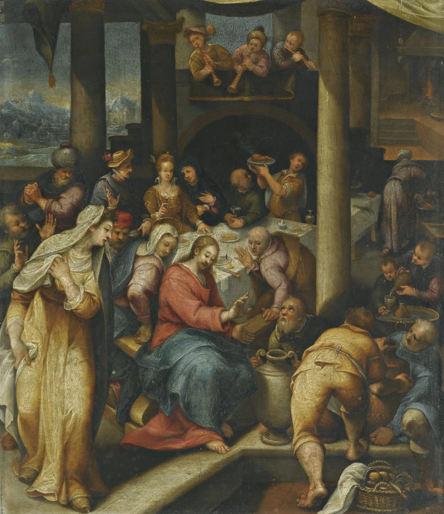 Le mariage à Cana - Denis Calvaert