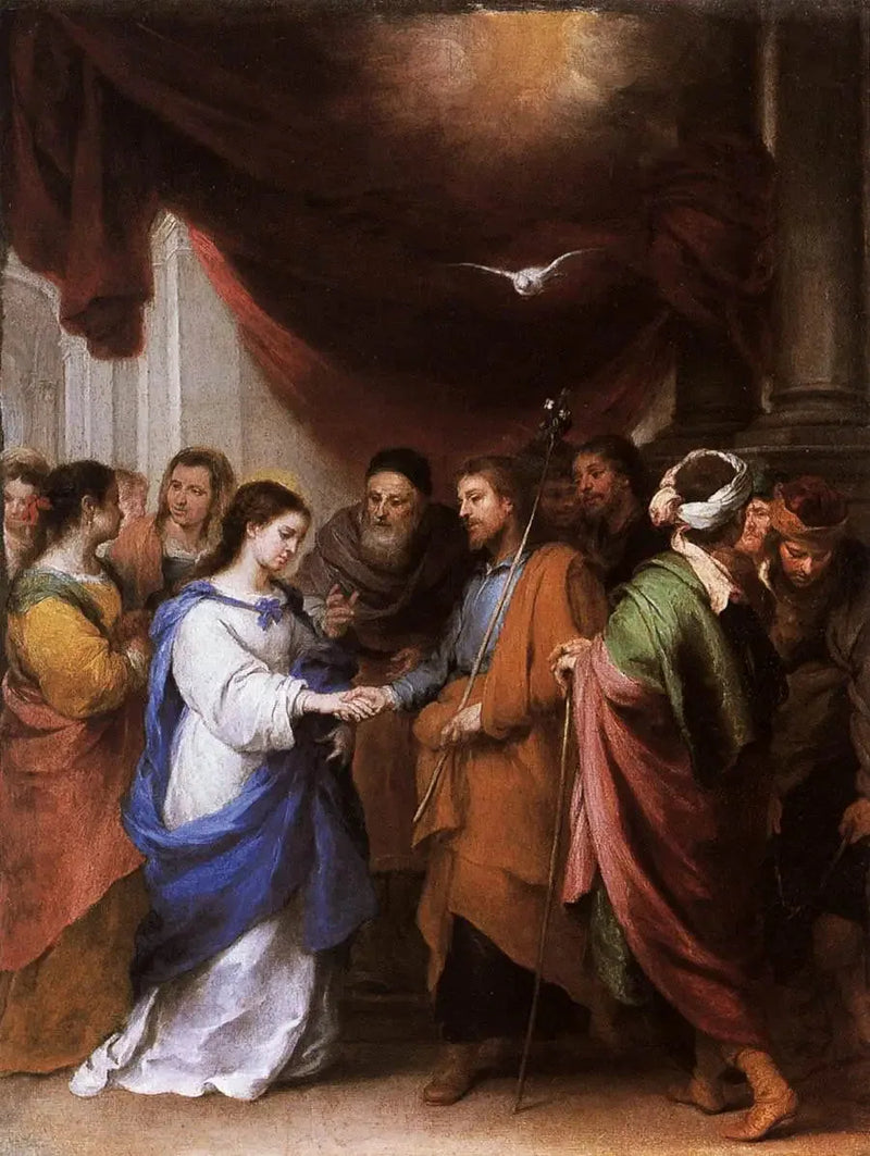 Le Mariage de la Vierge - Bartolomé Esteban Murillo
