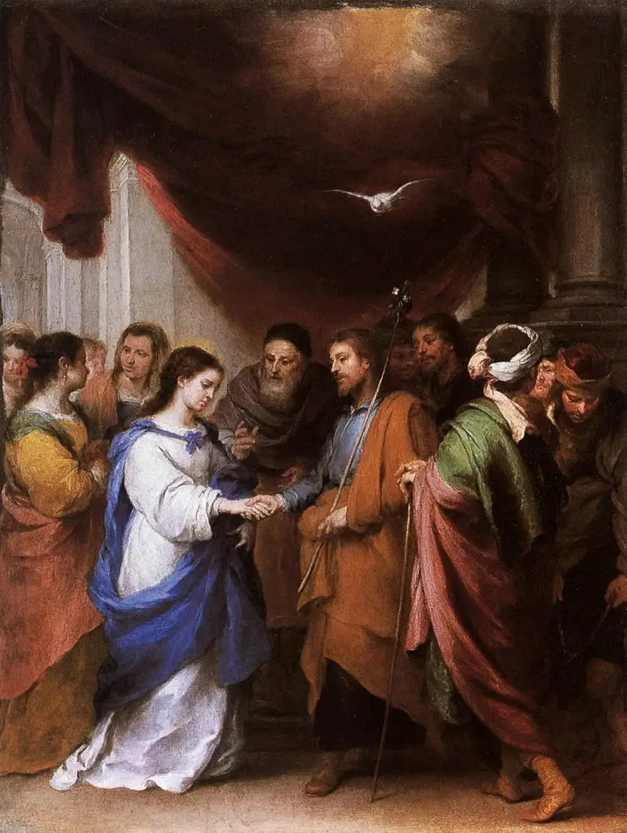 Le Mariage de la Vierge - Bartolomé Esteban Murillo
