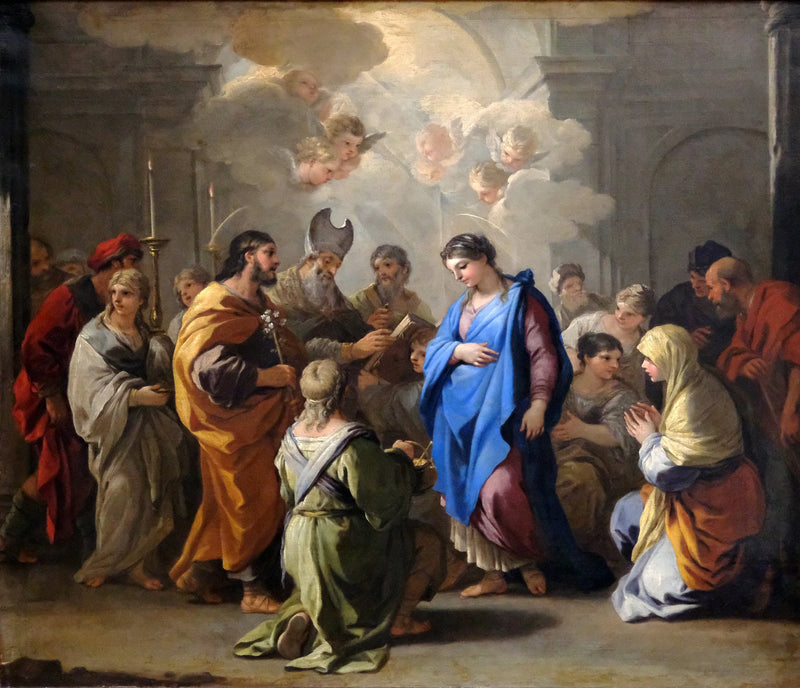Le Mariage de la Vierge - Luca Giordano