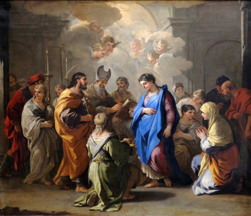 Le Mariage de la Vierge - Luca Giordano