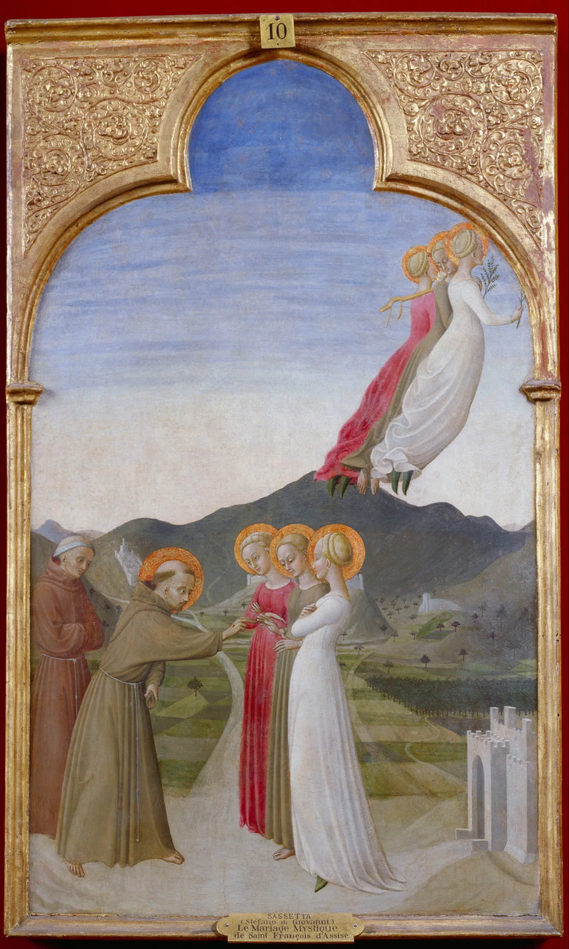 Le Mariage mystique de saint François d'Assise - Stefano di Giovanni (Sassetta)