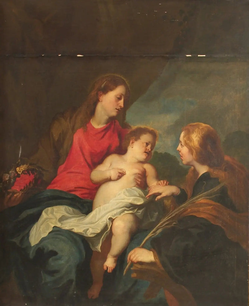 Le mariage mystique de sainte Catherine d'Alexandrie - Antoine van Dyck