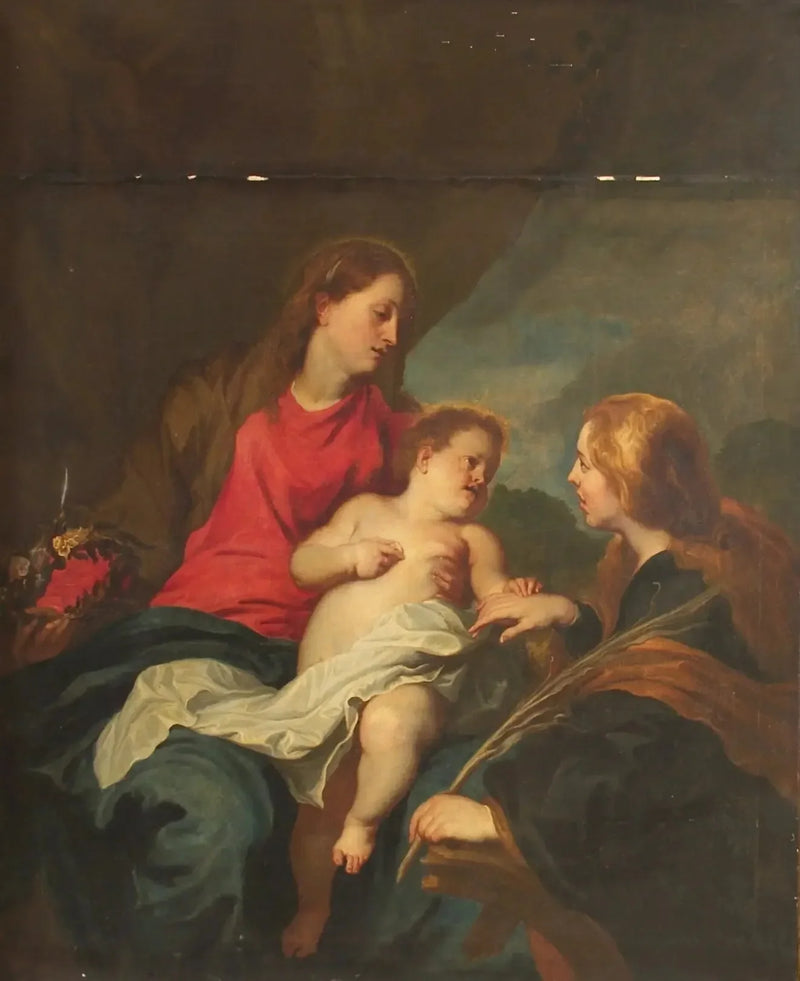 Le mariage mystique de sainte Catherine d'Alexandrie - Antoine van Dyck