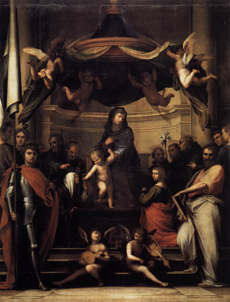 Le mariage mystique de sainte Catherine de Sienne - Fra Bartolomeo