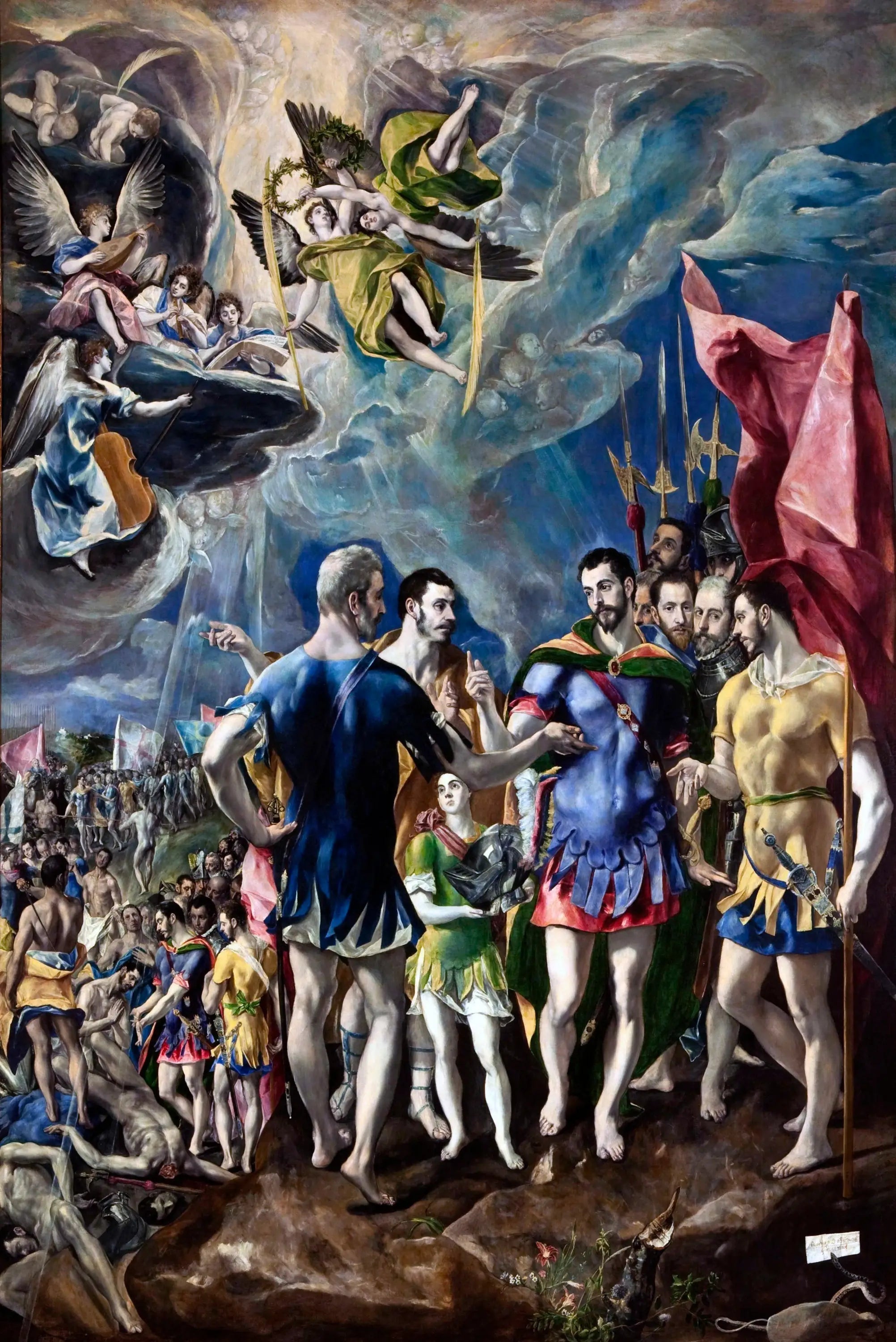 Le Martyre de Saint Maurice - El Greco image 1 reproduction réalisée par Alpha Reproduction