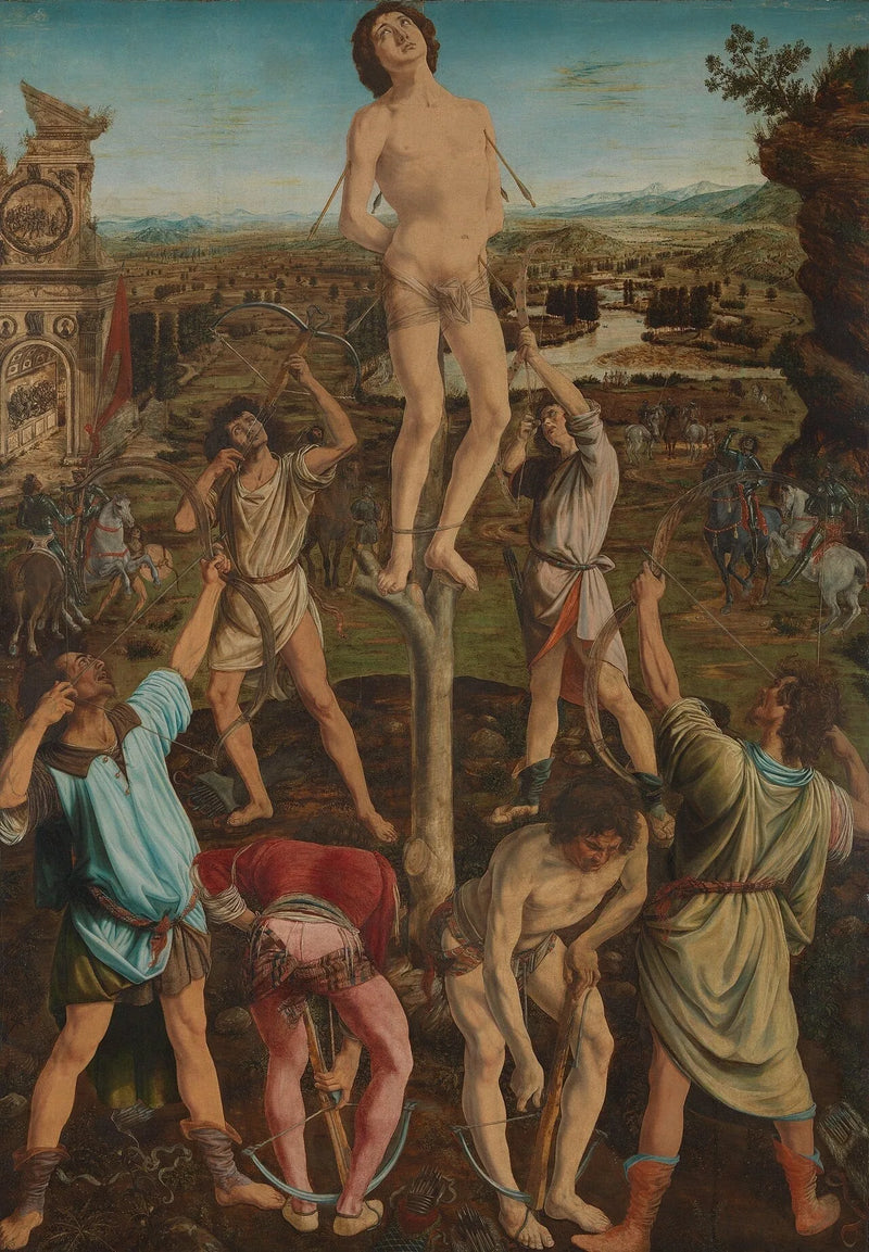 Le Martyre de saint Sébastien - Antonio Pollaiuolo