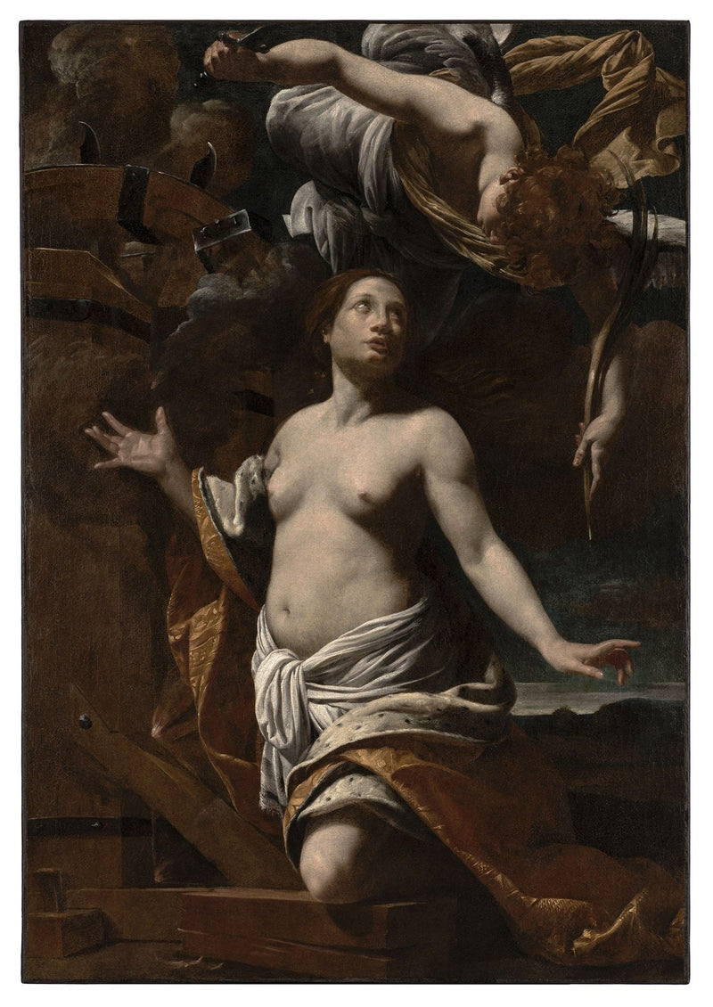 Le martyre de Sainte Catherine - Simon Vouet