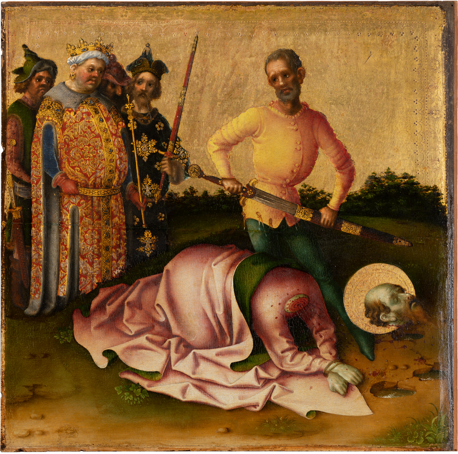 Le martyre des apôtres : le martyre de saint Paul - Stefan Lochner