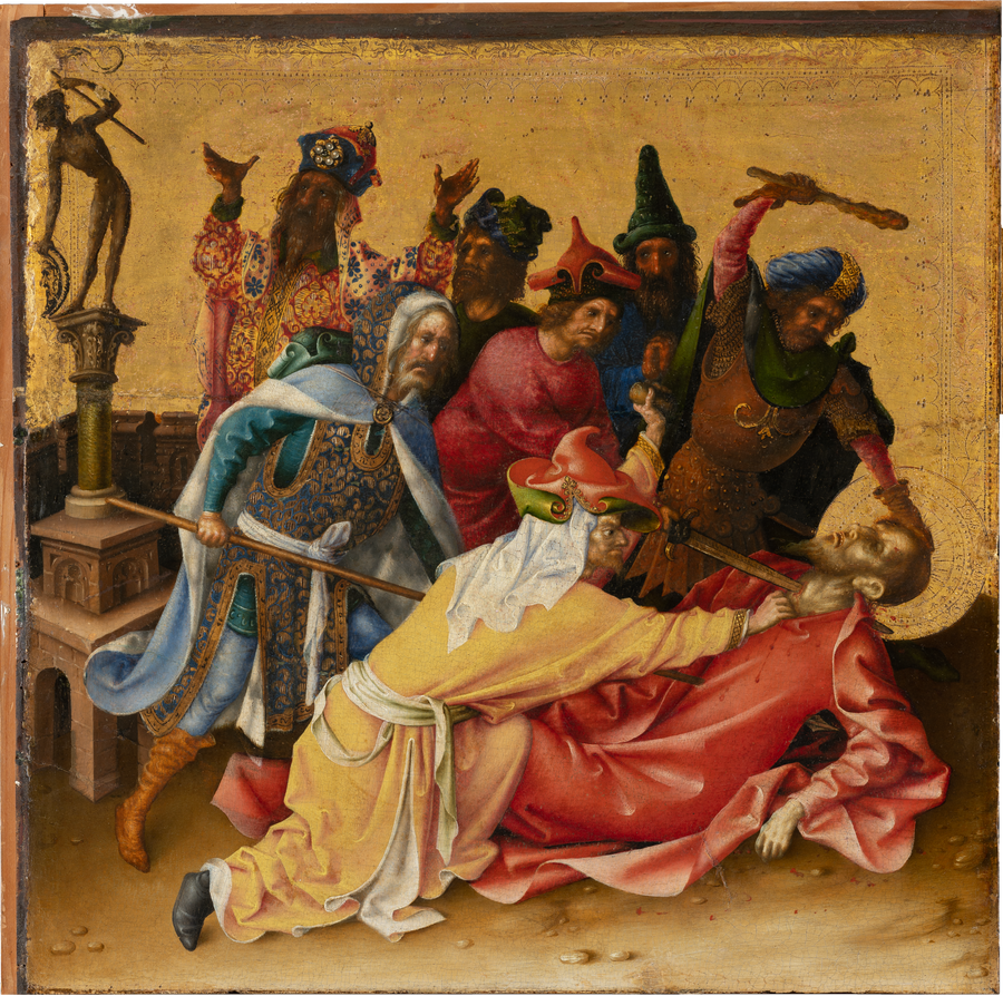 Le martyre des apôtres : le martyre de saint Thomas - Stefan Lochner