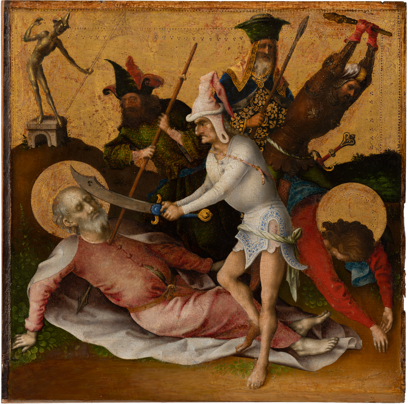 Le martyre des apôtres : le martyre des saints Simon et Judas - Stefan Lochner