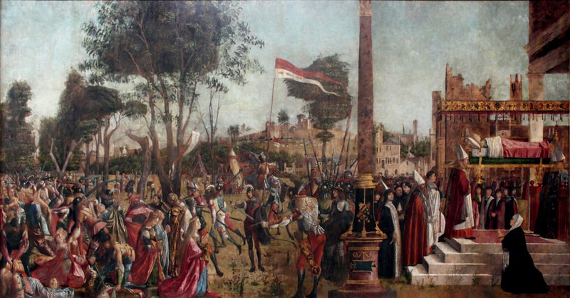 Le Martyre des pèlerins et les funérailles de sainte Ursule - Vittore Carpaccio