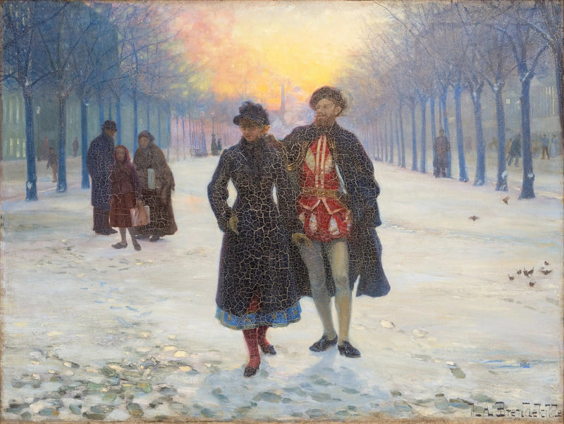 Le matin après le carnaval. - H. A. Brendekilde
