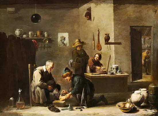 Le médecin du village - David Teniers le Jeune