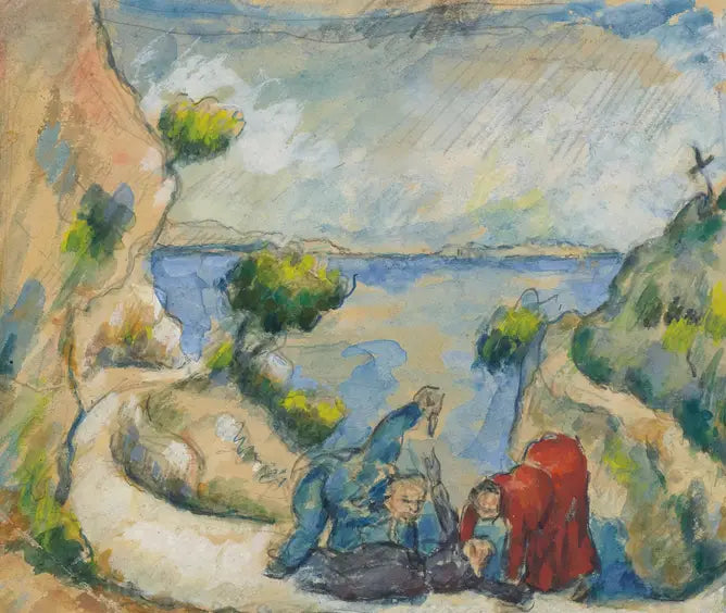 Le Meurtre dans le ravin - Paul Cézanne