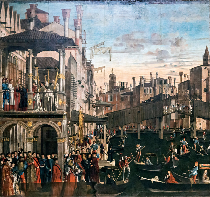 Le Miracle de la relique de la Croix au pont du Rialto - Vittore Carpaccio