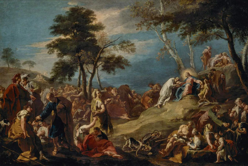 Le miracle des pains et des poissons - Giovanni Battista Pittoni
