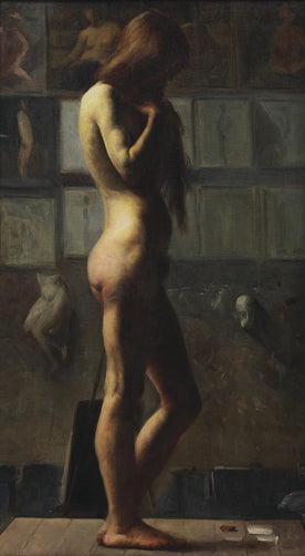 Le modèle - Eliseu Visconti image 1 copie de tableau peinte à la main