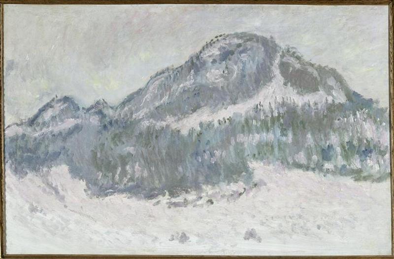 Reproduction du tableau « Le Mont Kolsaas en Norvège - Claude Monet » par Alpha Reproduction en peinture à l’huile