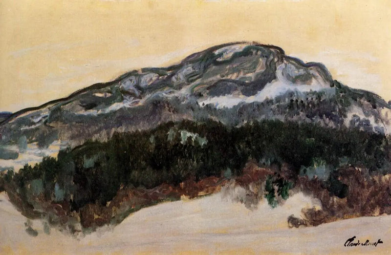 Le Mont Kolsaas en Norvège - Claude Monet