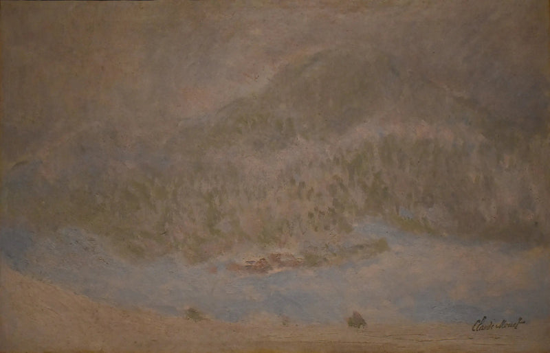 Le Mont Kolsaas, Norvège (Tempête de neige) - Claude Monet